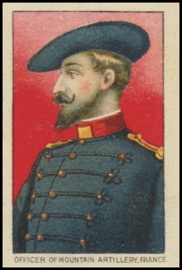 Officer of Mountain Artillery France
